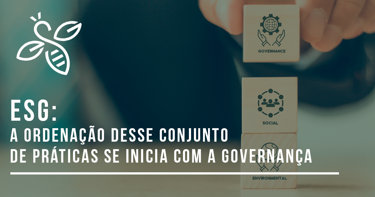 ESG: a ordenação desse conjunto de práticas se inicia com a governança