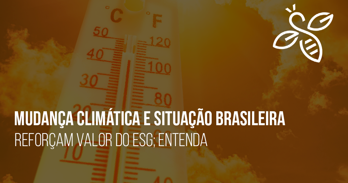 Mudança climática e situação brasileira reforçam valor do ESG; entenda